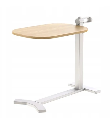 Loctek Heftafel - Zijdelings Verstelbaar Bureau - OAK Blad Eik