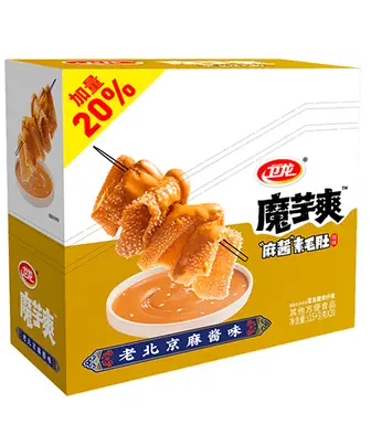 Wei Long Konjac Snack - Sesame Paste 360g（18gX20）