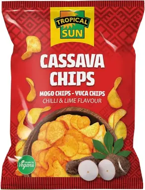 Cassava Chips Chilli & Lime 80g