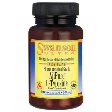 Swanson Ajipure L-Tyrosine 500 mg - 60 gélules végétales