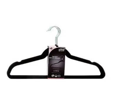 5Five HANG'UP Kunststof Kledinghangers x8 Assorti