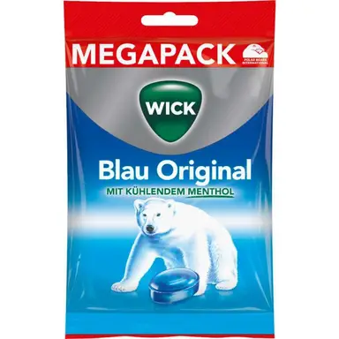 Wick Blau Original mit Zucker Megapack 144 g