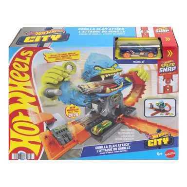 HOT WHEELS City Gorilla Repair Shop Play Set