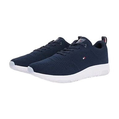 Tommy Hilfiger Corporate Knit Rib Runner Baskets couleur ciel du désert - 43
