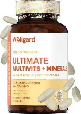 Wellgard Ultimate Vegan Multivitamins & Minerals - 90 Tablets