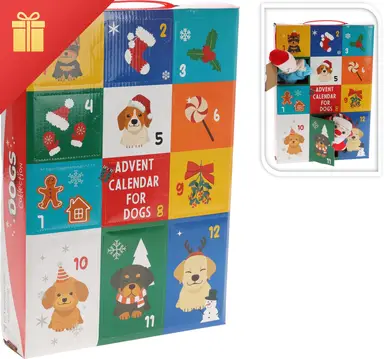 Koopman Hondenspeelgoed Adventskalender Set/12