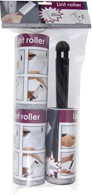 Lintverwijderset met houder - 3 rollen, multi