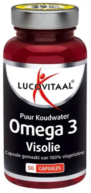 Lucovitaal Puur Omega 3 Koudwater Visolie 50 capsules