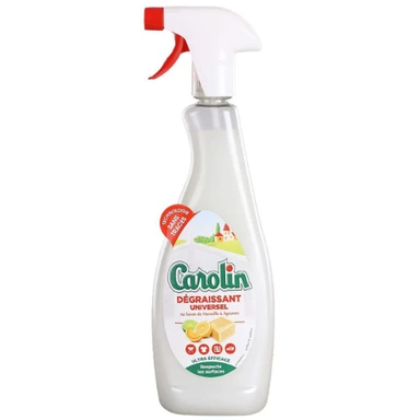CAROLIN Spray Dégraissant Universel au Savon de Marseille et Agrumes 750ml
