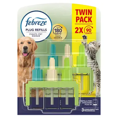 Febreze 3Volution Air Freshener Plug-in Refill Pet Twin Pack 2 x 20ml