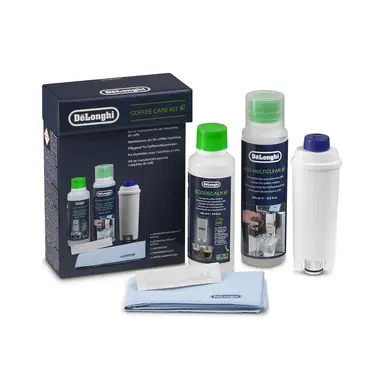 DeLonghi Coffee Care Kit - Onderhoudsset met Waterfilter, Ontkalker, Reiniger, Doekje en Teststrip