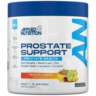 Applied Nutrition Prostate Support Powder with Saw Palmetto, Pumpkin Seed & Lycopene, Tropical Punch Flavour, 300g