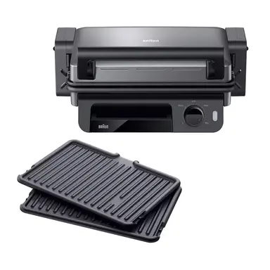 Braun MultiGrill 5, Contactgrill, CG5010IGY, Grijs