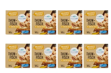 Deutsche See Thunfisch in Sonnenblumenöl 185 g X 8