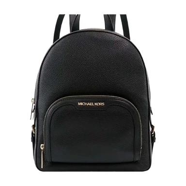 MICHAEL KORS JAYCEE Sac à dos en cuir grainé Moyen - Noir