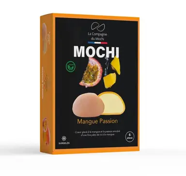 LA COMPAGNIE DU MOCHI Lot de 6 mochis glacés mangue passion - 198 g
