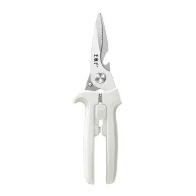 WANGMAZI Kitchen Scissors 40Cr13 Stainless Steel Heavy Duty Multi-Function for Chicken Bones and Butterflying Official Prep Assistant Tool with Spring and Soft Grip Handle
