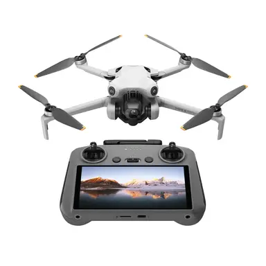 DJI Mini 4 Pro (DJI RC 2 Fernsteuerung), faltbare Mini-Drohne mit 4K-Kamera für Erwachsene, unter 249 g, 34 Minuten Flugzeit, 20 km Video-Übertragung, omnidirektionale Bilderkennung, C0