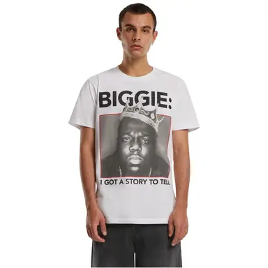 Urban Classics Mister Tee Biggie Crown Tee T-Shirts white M