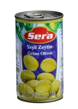 Sera groene olijven met pit 370 g