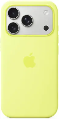 iPhone 17 Pro Silicone Case - Neon Yellow