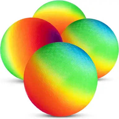 Unique Party Bouncy Balls, 4 Pack
