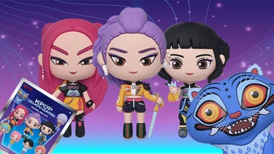  K-Pop Demon Hunters Bag Clips Blind Assortment