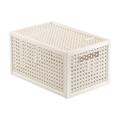 Curver Curver Kaya opbergmand - 7 liter - 18,8 x 30 x 15,4 cm - Wit - Premium opbergoplossing, duurzaam kunststof, moderne huisorganisatie