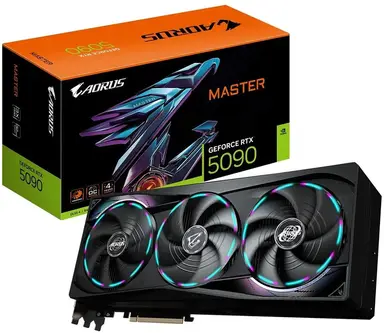 Carte Graphique PCIe x16 GeForce RTX 5090 32 Go GDDR7 AORUS N5090AORUS M-32GD - GIGABYTE