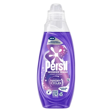 Persil  Liquid Laundry Detergent, Wonder Wash Dazzling White, 31 Washes, 837ml