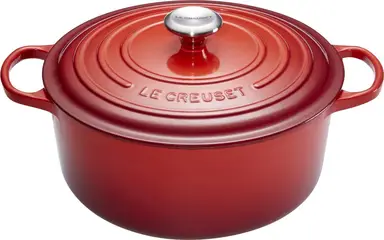 Le Creuset gietijzeren braadpan - 26 cm, kersenrood