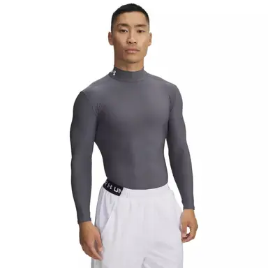 Under Armour HeatGear OG Compression Men's Mock Long Sleeve - Castlerock
