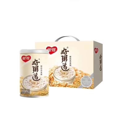Yin Lu Haozhoudao Coconut Milk Oatmeal Porridge, 280g x 12 Cans