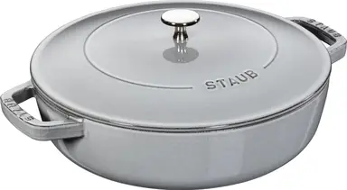 STAUB ronde gietijzeren stoofpot met deksel - 28 cm, 3,7 L