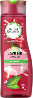 Herbal Essences Love Me Longer Shampoo Pomegranate Essence Damaged Hair Red Berry Scent 400ml