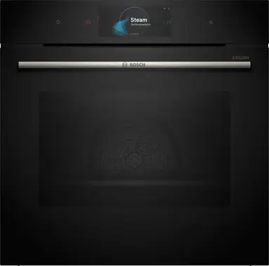 Bosch Serie 8 HSG738DB1, middelmaat, 71 l, 30 - 250 °C, grill, pizza, hydrolytisch, zwart