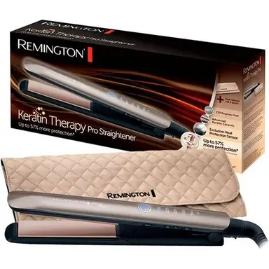 Remington S8590 keratine therapie haargladstang, brons/goud