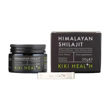KIKI Health Himalayan Shilajit Resin Daily Wellness Support Powder - 30g