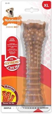 Nylabone Jouet à mâcher pour chien >23 kg saveur bacon