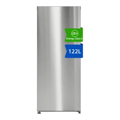 CHiQ 122 L 4-sterren vriezer met omschakelbare koelmodus, no frost & multi-airflow, inverter compressor 39 dB, 12 jaar garantie, RVS JR122WSD [energielabel E]