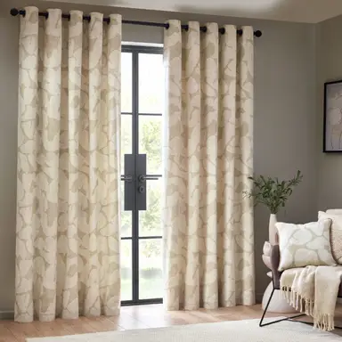 Hoem Eyelet Curtains Brinn Natural W:168xL:229cm