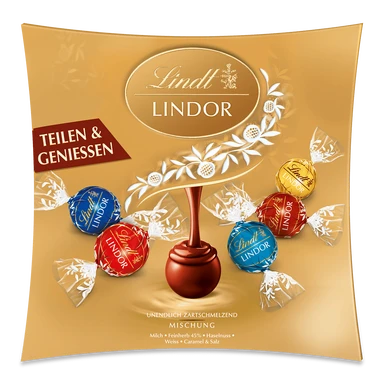 Lindt LINDOR Sharing Box, 250 g