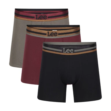 Lee Trunks MED HAY - gunmetal/donkere glicia - rood/groen - maat L