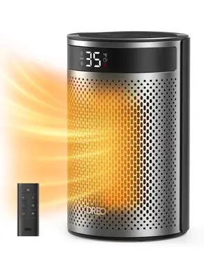 DREO Atom 416 Chauffage d’appoint électrique écoénergétique en céramique - 1500 W 