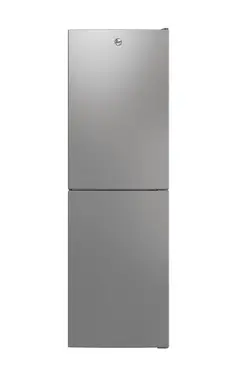 Hoover H-Fridge 300 Silver 55cm Fridge Freezer – Low Frost | E Energy Rated | 252L Capacity | 50/50 Split (HVT3CLECKIHS-1)