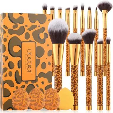 docolor 14-teilige Geschenkbox mit goldenem Leopardenprint – Frauentagsgeschenk