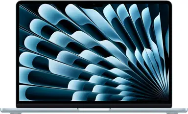 Apple - 15-inch MacBook Air (2026) - M5 chip with 10‑core CPU and 10‑core GPU, 16GB, 512GB SSD - Sky Blue