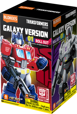 Blokees Transformers, Hero Series, version Galaxy, Figurines à collectionner -  01 Roll Out