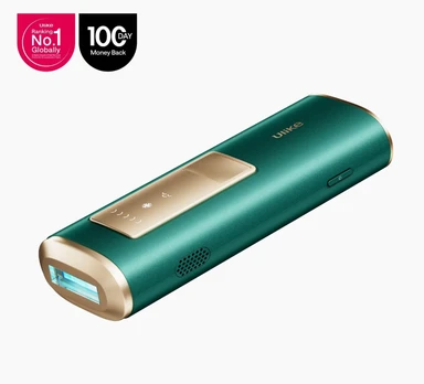 Ulike Air 2 IPL-ontharingsapparaat voor vrouwen en mannen met Ice Cooling-technologie, vrijwel pijnloze resultaten, veilig alternatief voor laserontharing, voor lichaam en gezicht, groen