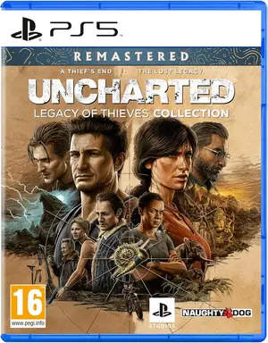 Sony PlayStation Studios Uncharted Legacy of Thieves Collection Remastered PS5 - Jeu vidéo d'action-aventure - Version physique avec CD en français - 1 joueur - PEGI 16
